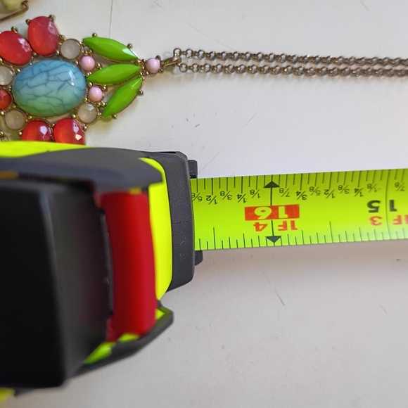 Vintage Statement Vibrant Multicolor Necklace - Picture 9 of 9